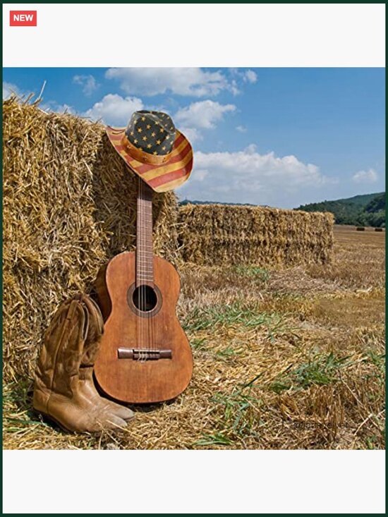 Patriotic Cowboy Hat with Shapable Brim for Women main image 7